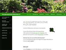 Tablet Screenshot of kleingartenkolonie-ploetzensee.de